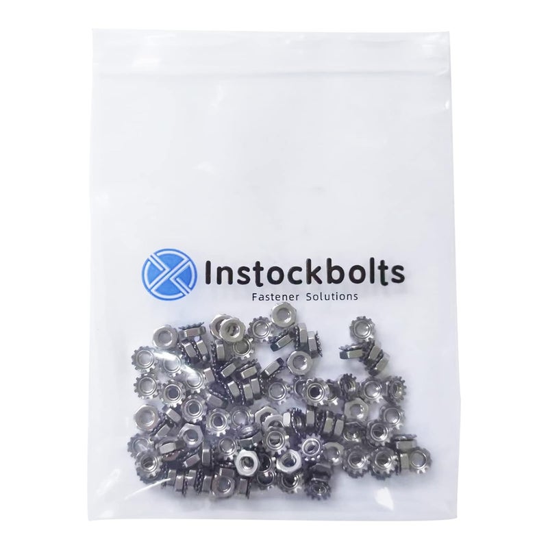 Instockbolts 3/8"-16 Keps Nuts with External Tooth Washer, K-Lock Nuts 304 Stainless Steel K Nut, 25Pcs-Pack - Image 5
